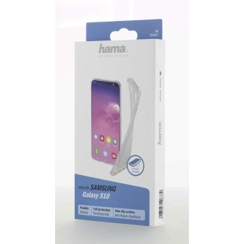 Hama Crystal Clear Cover for Samsung Galaxy S10, transparent