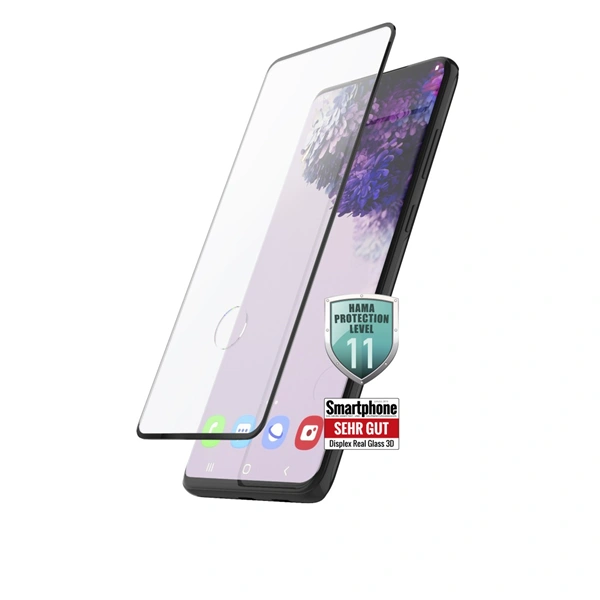 Hama 3D Full Screen, ochranné sklo pro Samsung Galaxy S20 (5G), černé