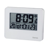 Hama RC 650, radio alarm clock, motion sensor, snooze feature, white