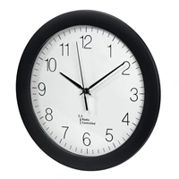 Hama nstnn hodiny, zen rdiovm signlem, prmr 30 cm, ern