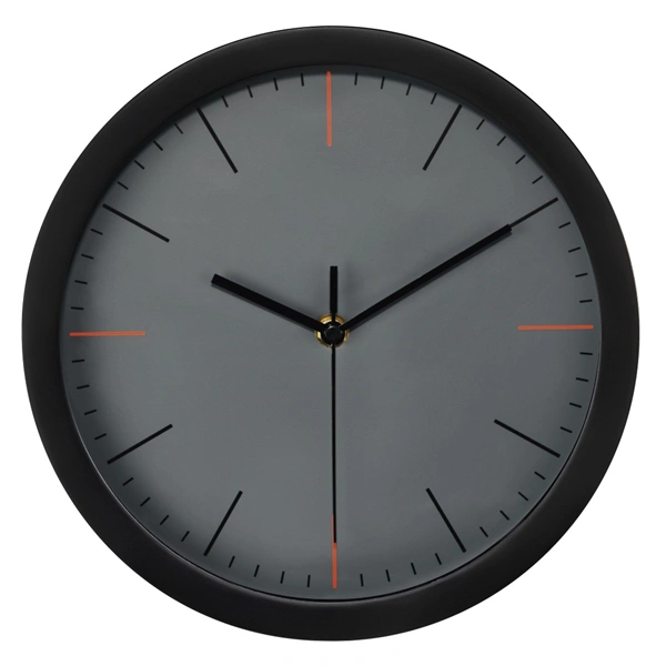Hama MaxR, nástěnné hodiny, průměr 25 cm, tichý chod, šedé