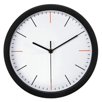 Hama MaxR, nástěnné hodiny, průměr 25 cm, tichý chod, bílé