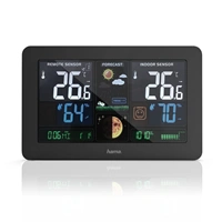 Hama Premium, meteostanice s barevnm displejem a nabjec funkc USB