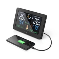 Hama Premium, meteostanice s barevnm displejem a nabjec funkc USB