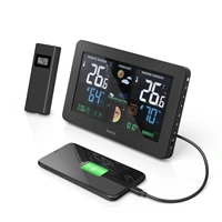Hama Premium, meteostanice s barevnm displejem a nabjec funkc USB