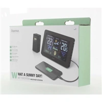 Hama Premium, meteostanice s barevnm displejem a nabjec funkc USB