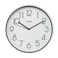 Hama Elegance nstnn hodiny, prmr 30 cm, tich chod, bl/ern