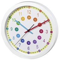 Hama Easy Learning, dětské nástěnné hodiny, průměr 30 cm, tichý chod