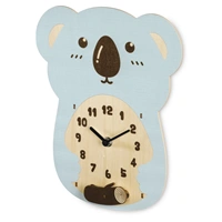 Hama Koala, dtské nástnné hodiny, devné, tichý chod