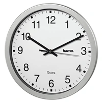 Hama CWA100, nstnn hodiny, prmr 30 cm, stbrn