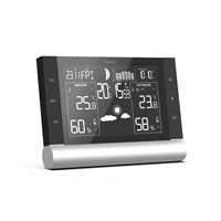 Hama Black Line Plus, meteostanice, VA displej, ern