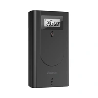 Hama Black Line Plus, meteostanice, VA displej, ern