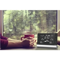 Hama Black Line Plus, meteostanice, VA displej, ern