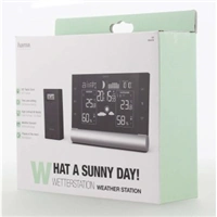 Hama Black Line Plus, meteostanice, VA displej, ern