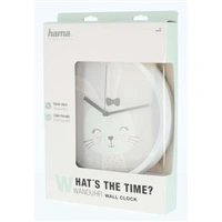 Hama Lovely Bunny, dtsk nstnn hodiny, prmr 25 cm, tich chod
