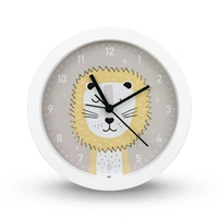 Hama Lucky Lion, dtské stolní hodiny s funkcí buzení, prmr 16 cm, tichý chod
