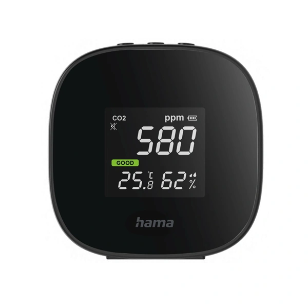 Hama Safe, přístroj pro měření kvality vzduchu (CO2, teploty a vlhkosti vzduchu)