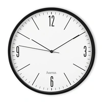Hama Elegante, nástnné hodiny, prmr 30 cm, tichý chod, erné