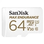 SanDisk MAX ENDURANCE microSDXC Card s adaptérem 64GB