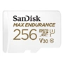 SanDisk MAX ENDURANCE microSDXCCard s adaptérem 256GB