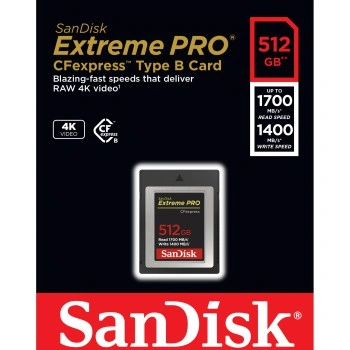 SanDisk Extreme PRO CF expres 512GB, Type B