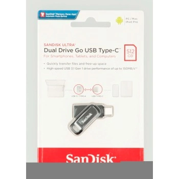 SanDisk Ultra Dual Go USB 512GB, Type-C