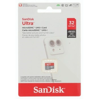 SanDisk Ultra microSDHC 32 GB (A1/UHS-I/Cl.10/120 MB/s)