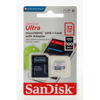 SanDisk Ultra microSDHC 32GB 100 MB/s Class 10 UHS-I, s adaptérem