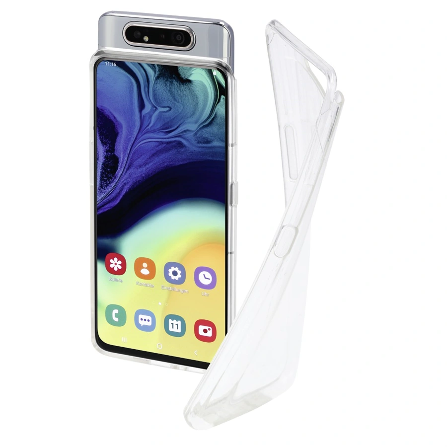 Hama Crystal Clear Cover for Samsung Galaxy A80, transparent
