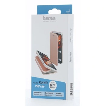 Hama Curve Booklet for Huawei P30 Lite, rose gold