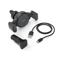 Hama FC-10C Flex-Set, drák do auta s bezdrátovou nabíjekou Qi, CL adaptér