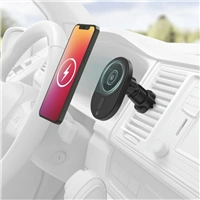 Hama drk s bezdrtovou nabjekou MagCharge Car FC15, MagSafe kompatibiln, set s adaptrem