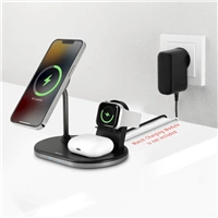 Hama bezdrtov nabjec stanice MagCharge Multi, MagSafe kompatibiln