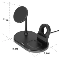 Hama bezdrtov nabjec stanice MagCharge Multi, MagSafe kompatibiln