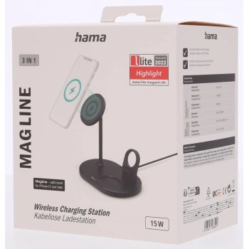 Hama bezdrátová nabíjecí stanice MagCharge Multi, MagSafe kompatibilní