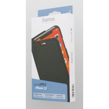 Hama Slim Pro, otevírací pouzdro pro Apple iPhone 11, černé