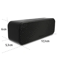 Hama PowerBrick 2.0, Bluetooth reproduktor, IPX4, 8 W, ern