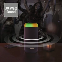 Hama Bluetooth reproduktor Shine 2.0, LED podsvcen, IPx4, ern 