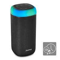 Hama Bluetooth reproduktor Shine 2.0, LED podsvcen, IPx4, ern 