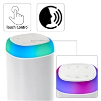 Hama Bluetooth reproduktor Shine 2.0, LED podsvícení, IPx4,bílý