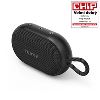 Hama Buddy 3.0, Bluetooth reproduktor, 6 W, voděodolný IPX7, černý