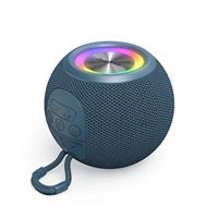 Hama Ball, Bluetooth reproduktor, 5 W, LED podsvícení, AUX-in, USB-A, microSD slot, modrý
