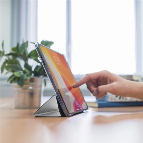 Hama Fold Clear, pouzdro pro Apple iPad Pro 12,9" (2020), stříbrné