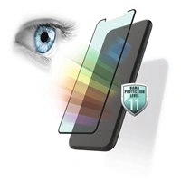 Hama Anti-Bluelight+Antibacterial, 3D ochranné sklo pro Apple iPhone 12/12 Pro