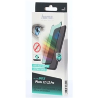 Hama Anti-Bluelight+Antibacterial, 3D ochrann sklo pro Apple iPhone 12/12 Pro