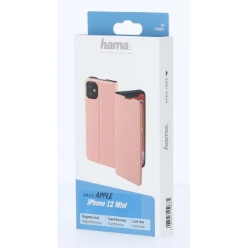 Hama Single 2.0, otevírací pouzdro pro Apple iPhone 12 mini, růžové