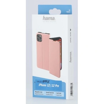 Hama Single 2.0, otevírací pouzdro pro Apple iPhone 12/12 Pro, růžové