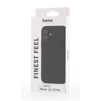 Hama Finest Feel, kryt pro Apple iPhone 12/12 Pro, ern