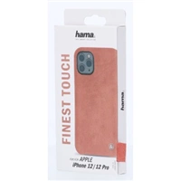 Hama Finest Touch, kryt pro Apple iPhone 12/12 Pro, korálový