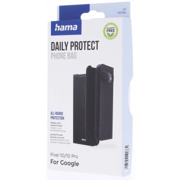 Hama Daily Protect, pouzdro-knížka pro Google Pixel 10/10 Pro, funkce stojanu, černé
